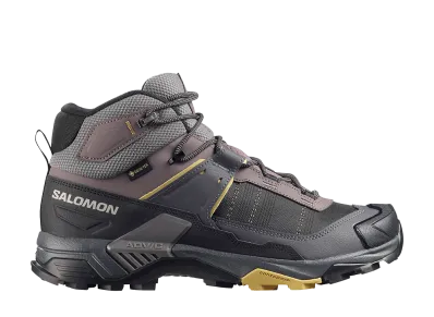 Salomon X Ultra 5 Mid Wide GORE-TEX "Dark Gull Gray/Asphalt"