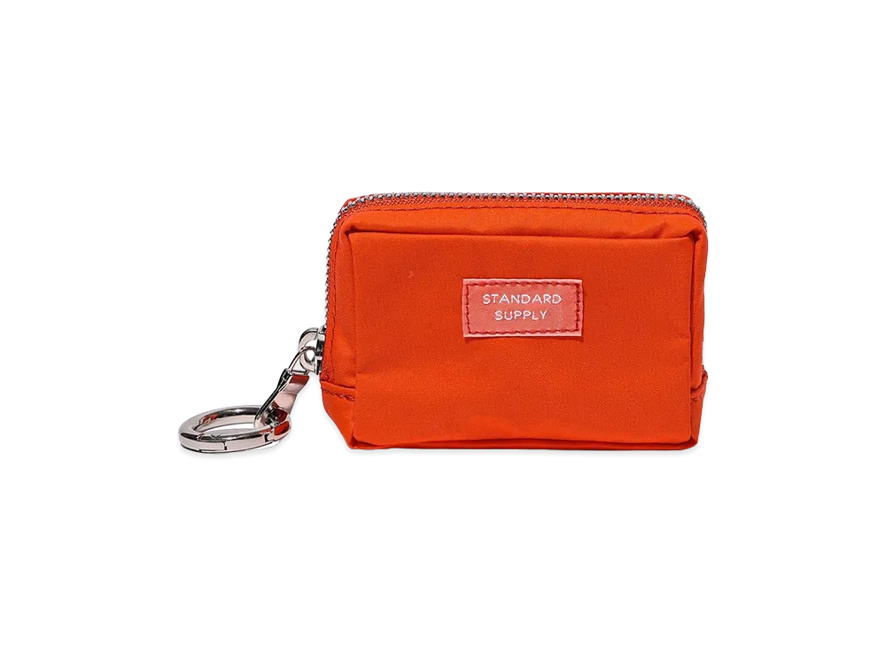 bPr BEAMS x STANDARD SUPPLY Square Charm Pouch "Beams Orange"