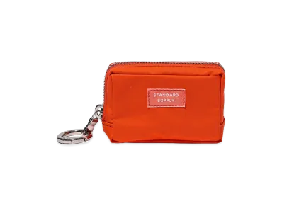 bPr BEAMS x STANDARD SUPPLY Square Charm Pouch "Beams Orange"