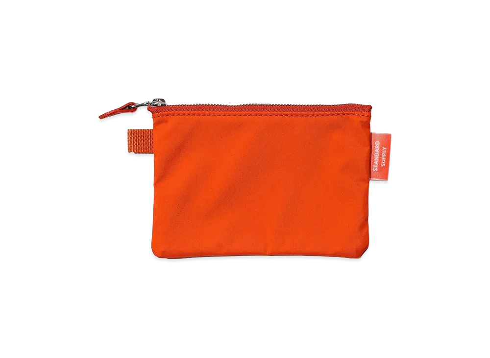 bPr BEAMS x STANDARD SUPPLY Flat Pouch "Beams Orange"