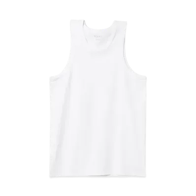 BEAMS Loose Tank Top "White"