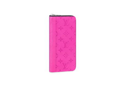 Louis Vuitton Zippy Wallet Vertical Taigarama "Fuchsia"