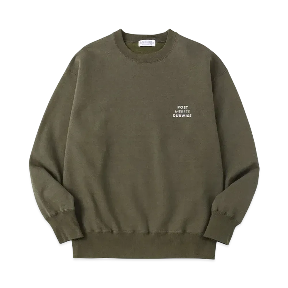 POET MEETS DUBWISE PMD Logo OP Sweat "Khaki"
