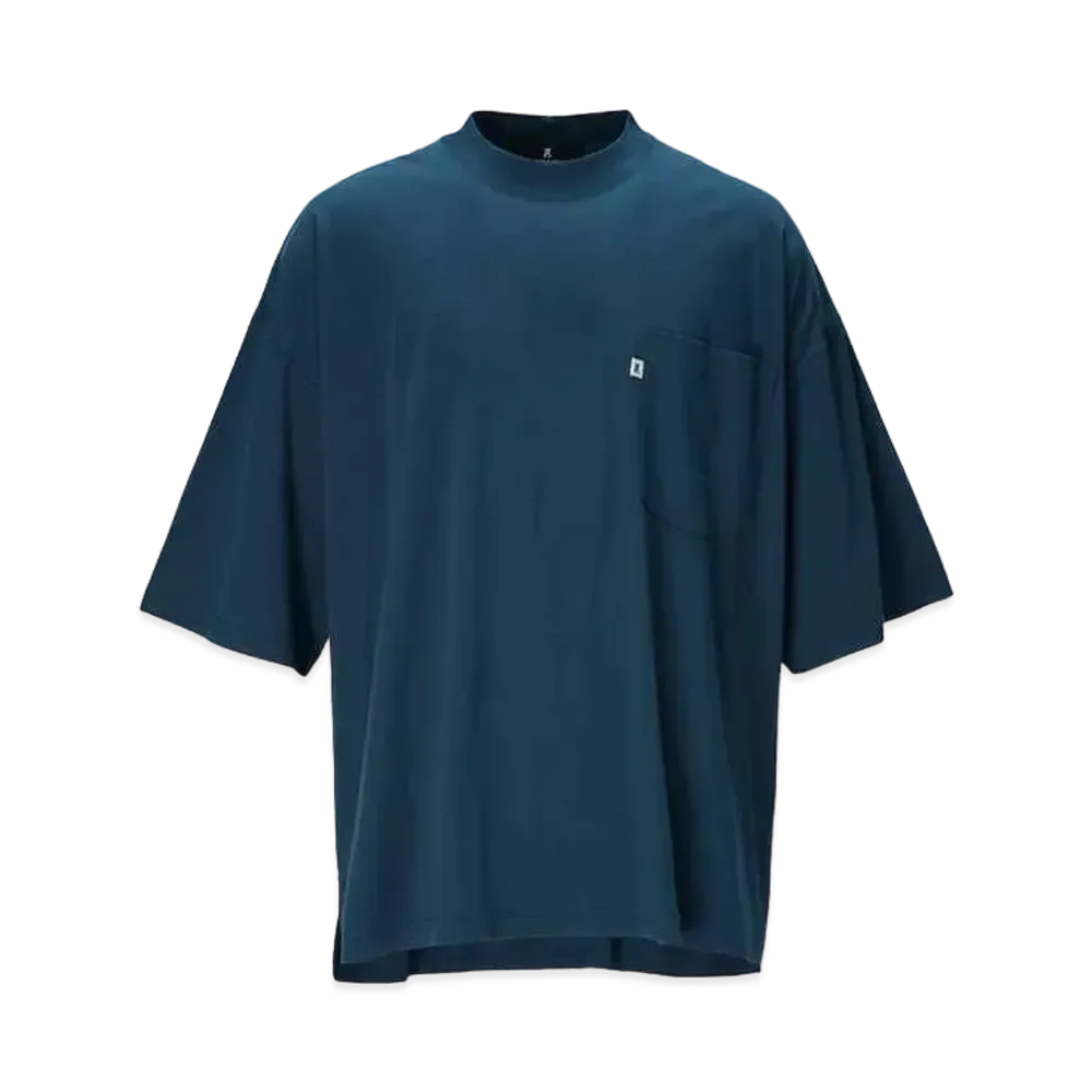 ANREALAGE Over Size Pocket Tee "Navy"