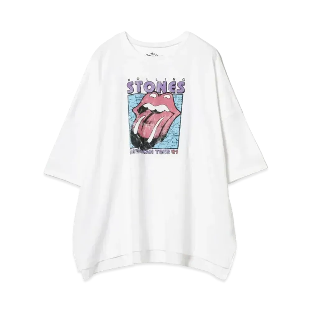 GOOD ROCK SPEED x Ray BEAMS / Exclusive Band Big Tee #1 "White"