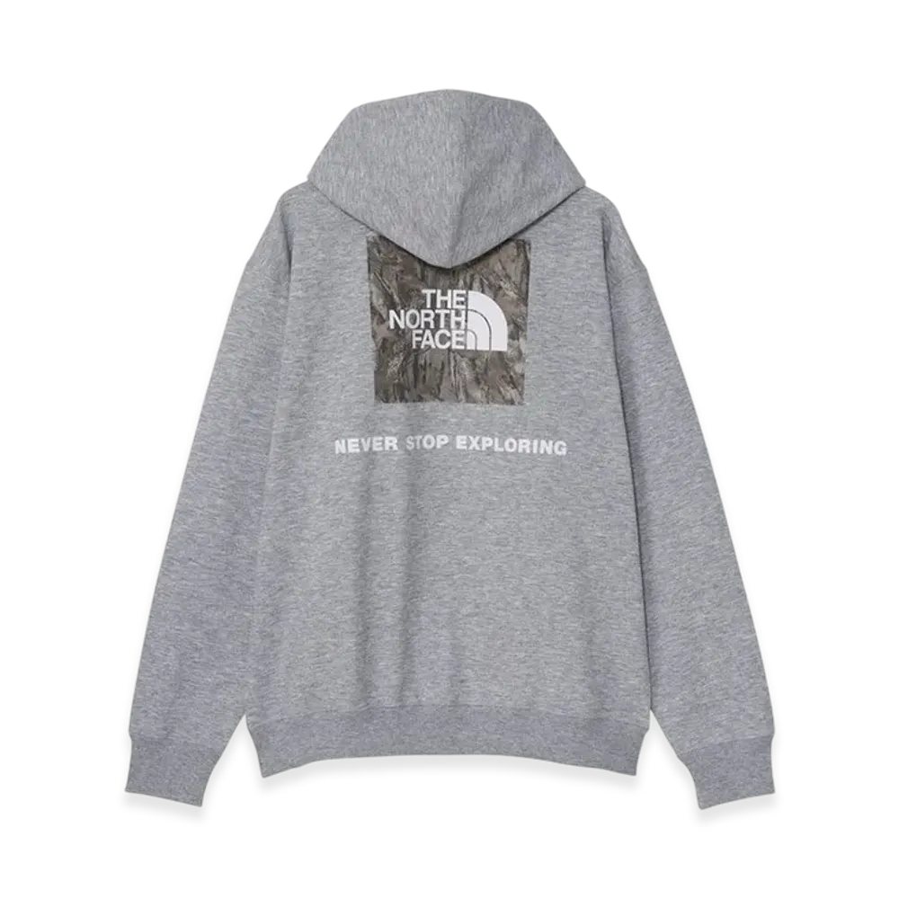 The Forest Floor Logo Sweat Full Zip Hoodie "Mixed Grey"