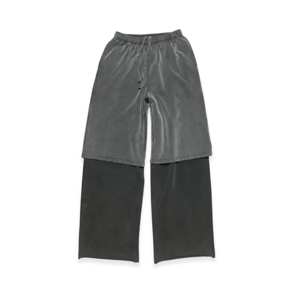 Acne Studios Layered trousers "Anthracite/Black"