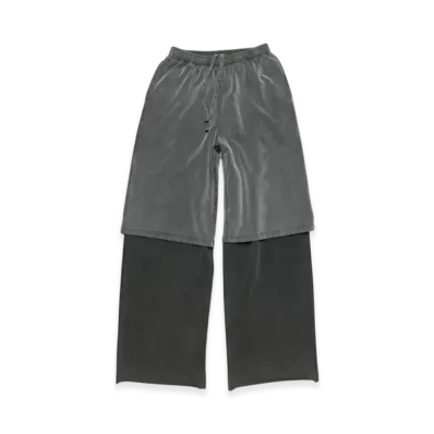 Acne Studios Layered trousers "Anthracite/Black"