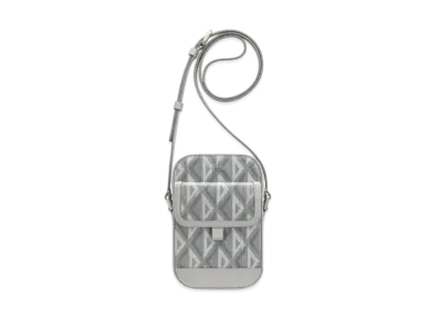 Dior Dior Hit The Road Vertical Pouch CD Diamond Canvas "Gray"