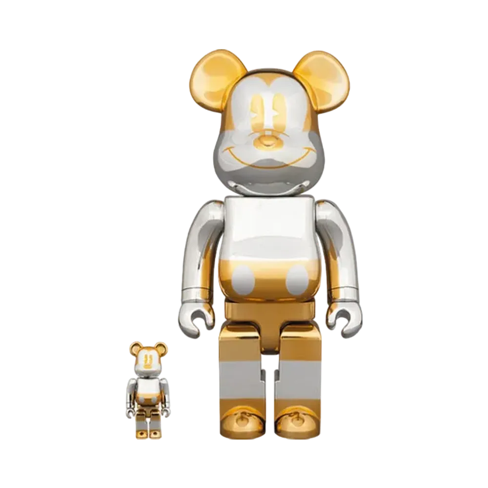 Bearbrick x Sorayama Future Mickey 100% & 400%
