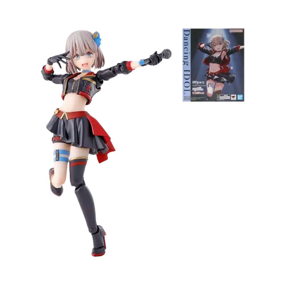 BANDAI "S.H.Figuarts" -The Idolmaster- ASAHI SERIZAWA [with Tamashii Web Shop Original Sleeve]