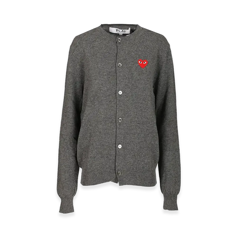 PLAY COMME des GARCONS Women's Cardigan "Gray"