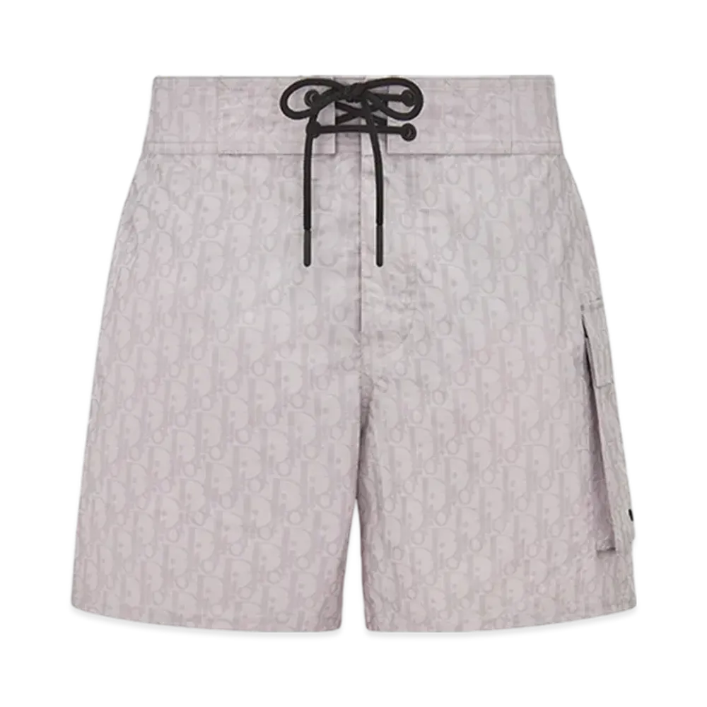 Dior Oblique Swim Shorts "Pearl"