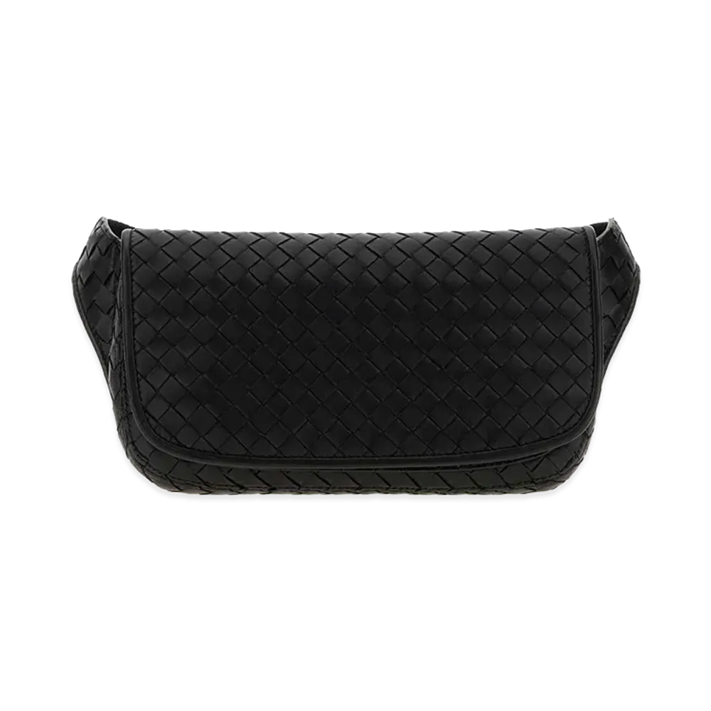 Bottega Veneta Leather Veneto Belt Bag "Black"