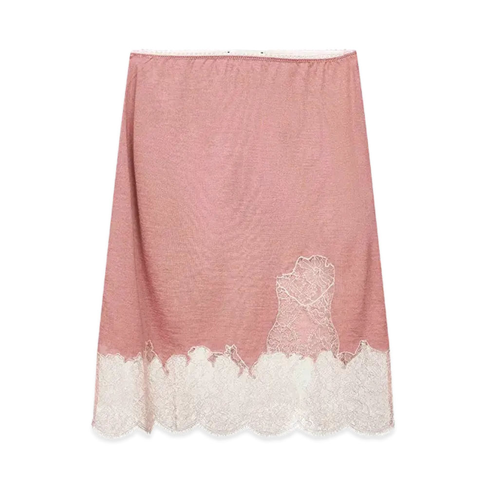 FENDI Women's Cashmere Blend Skirt "Pink/Multicolor"