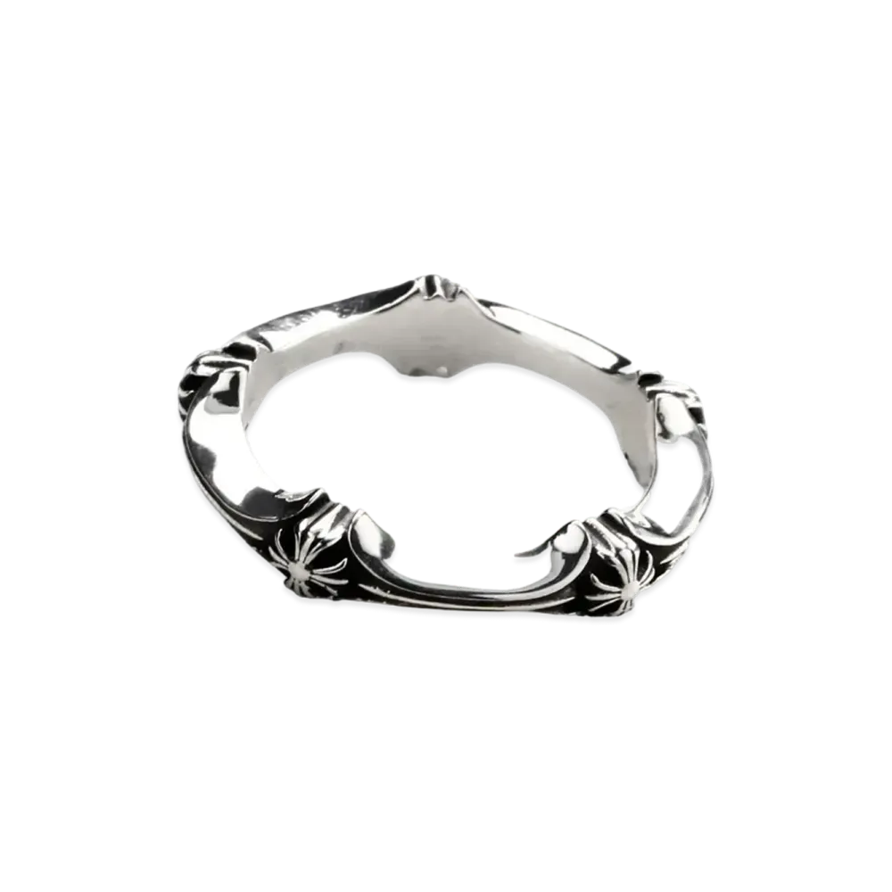 Chrome Hearts Plus & Bone Ring "Silver"