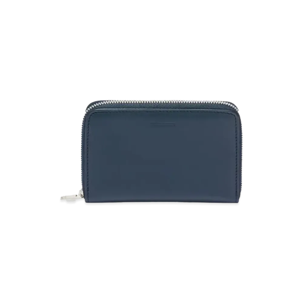 Jil Sander Zip-Around Pocket Wallet "Blue"