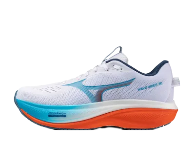 Mizuno Wave Rider 30 "White/Sky Blue/Red"