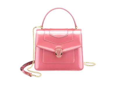 BVLGARI Serpenti Forever Top Handle "Blush Quartz Pink"