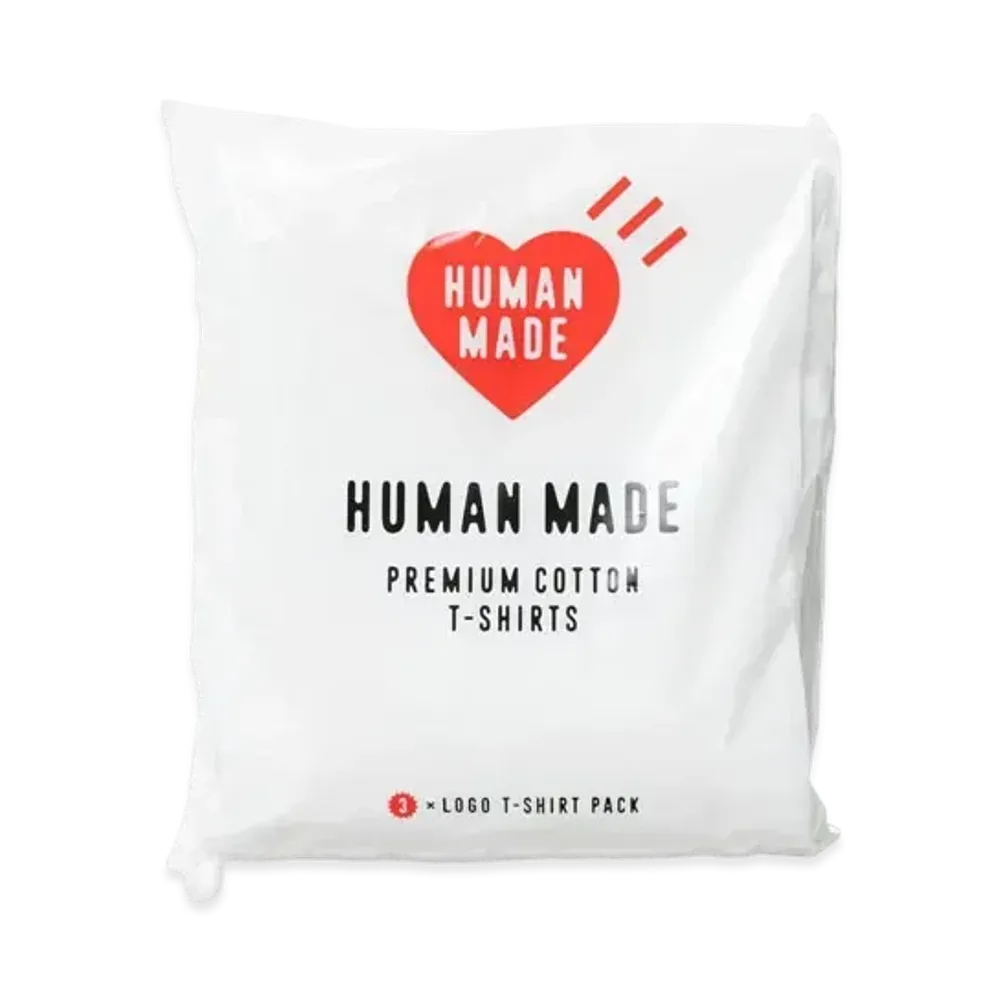 HUMAN MADE 3Pack T-Shirt "White"