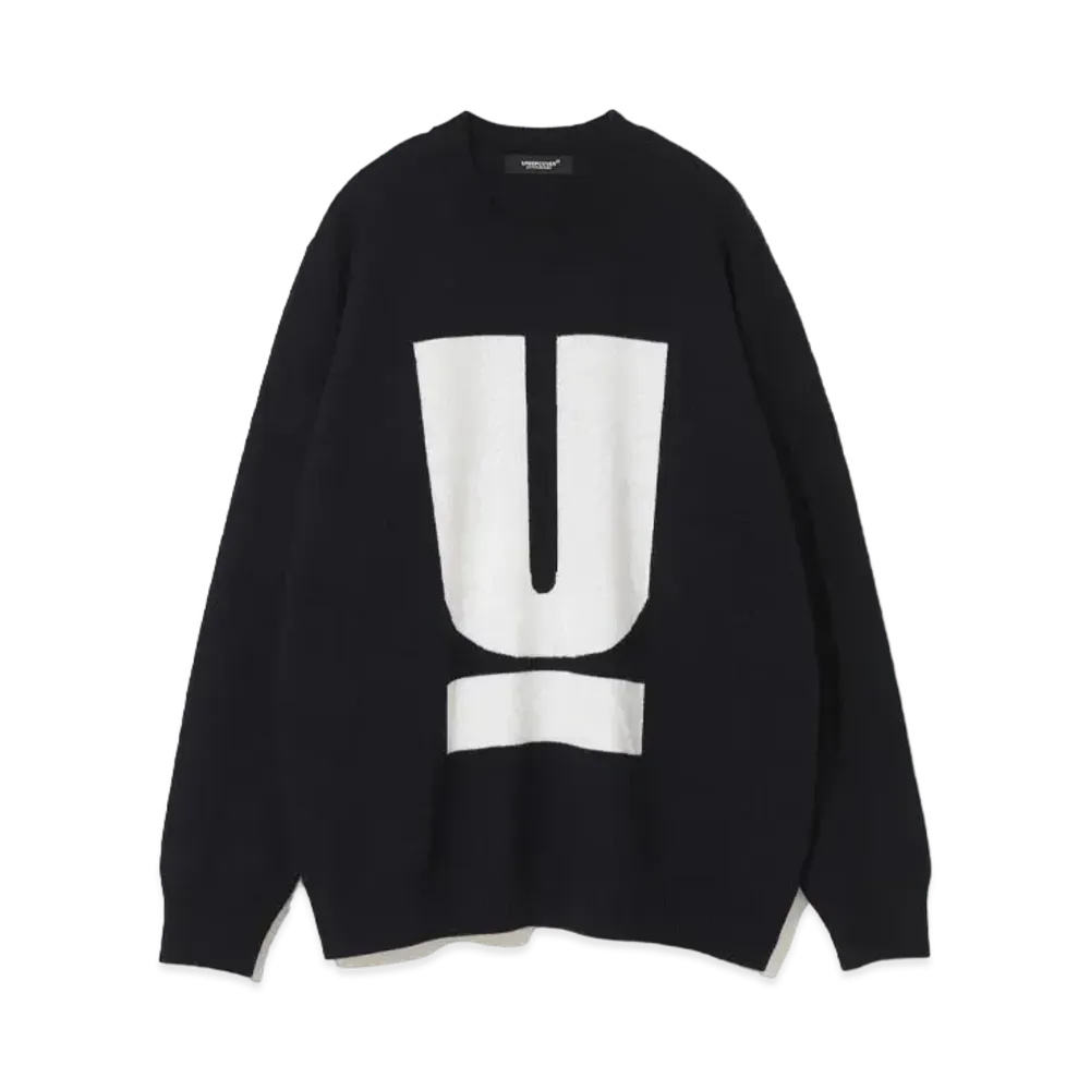 UNDERCOVER Wool Knit Pullover "Navy"