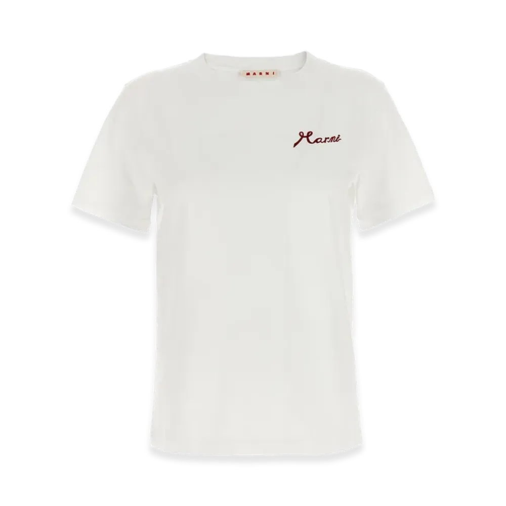MARNI Women's Cotton T-Shirt "White"