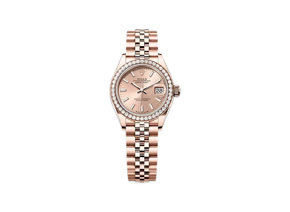 ROLEX Lady-Datejust 28mm Everose Gold Diamond 279135RBR "Rose-colour"