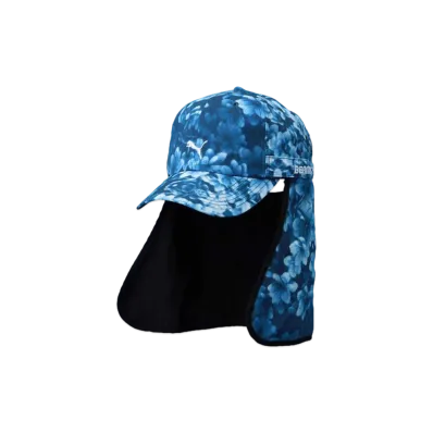 PUMA x BEAMS SPORTS x Kawasaki Frontale Flower Sunshade Cap "Blue"