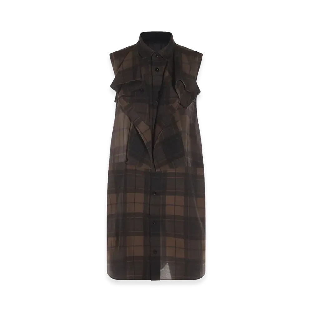 sacai Women's Dresses "Khaki/Navy"