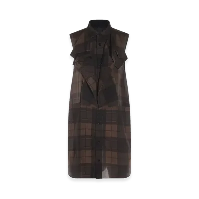 sacai Women's Dresses "Khaki/Navy"