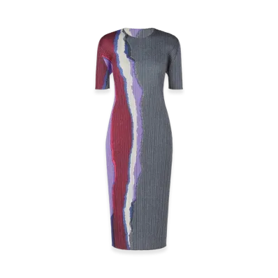 PLEATS PLEASE ISSEY MIYAKE Grainy Colors "Dark Blue Gray"