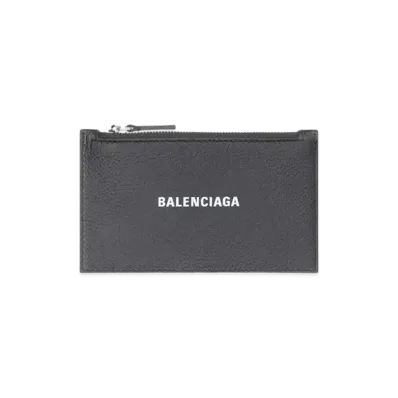 BALENCIAGA Cash Long Coin Card Holder "Black"