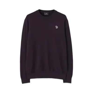 Paul Smith Sports Stripe Zebra Crew Neck Knit "DarkPurple"