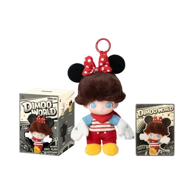 POP MART DIMOO WORLD x DISNEY Series Plush Keychain Minnie's Balloon