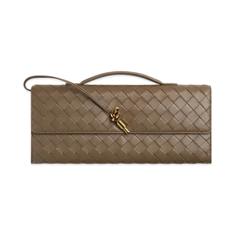 Bottega Veneta Andiamo Clutch "Pine Cone"