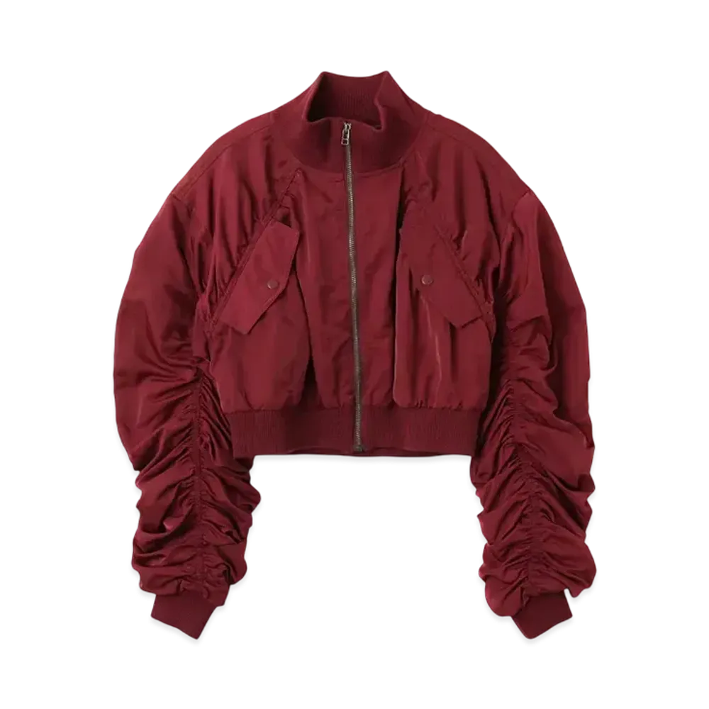 atmos pink Gather Military MA-1 "Burgundy"