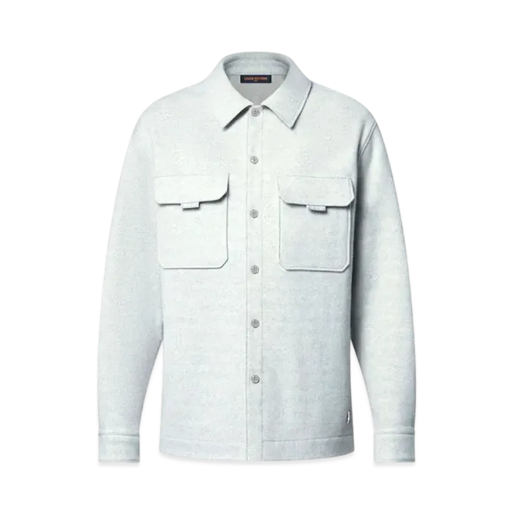 Louis Vuitton Wool Overshirt "Light Gray"