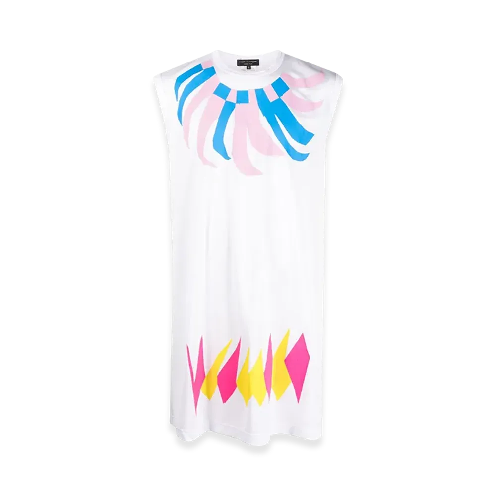 COMME des GARCONS HOMME PLUS Graphic Tank Top "White"