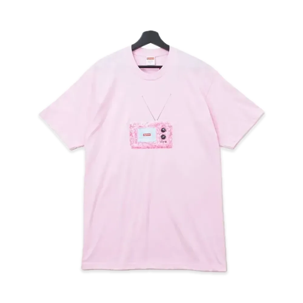 シュプリーム TV Tシャツ "ピンク"