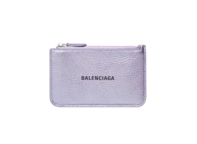 BALENCIAGA Cash Large Long Coin And Card Holder "Purple"
