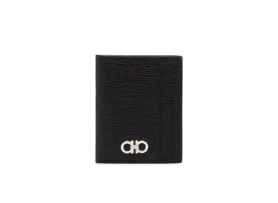 Salvatore Ferragamo Card Case "Black/Red"