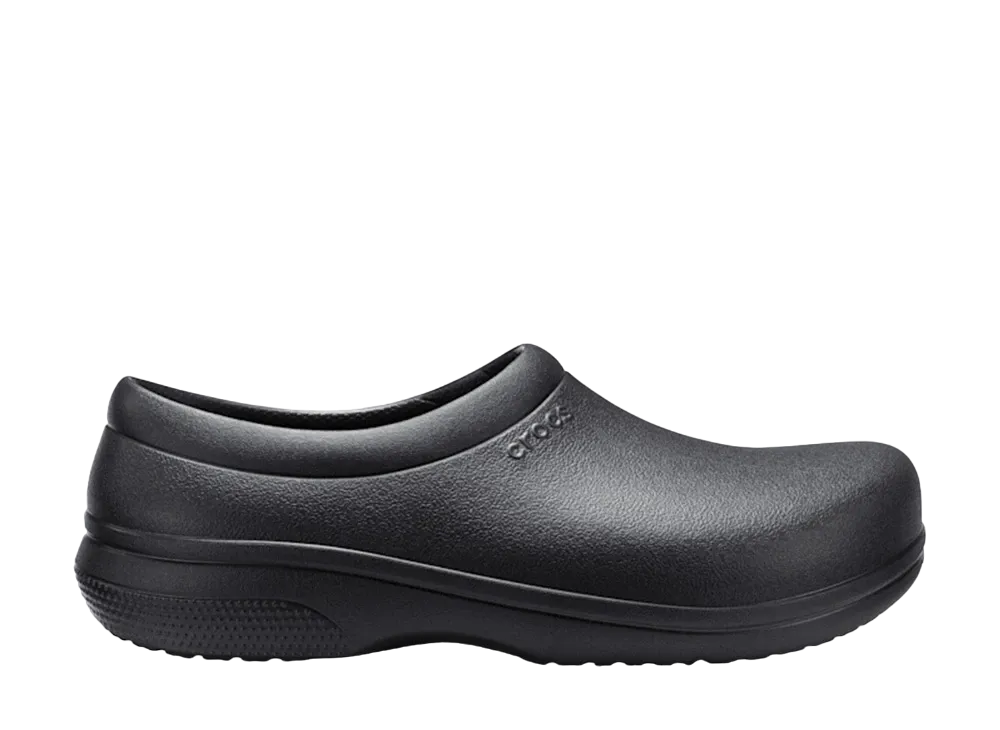 Crocs On The Clock Work Slip-On "Black"