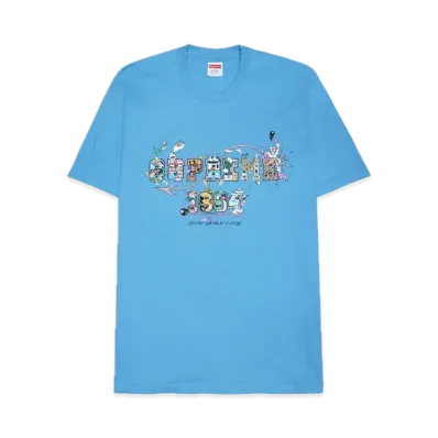 Supreme Varsity Tee "Bright Blue"