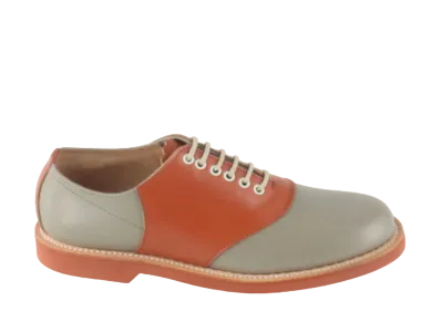 REGAL Saddle Shoes Calf Leather "Brown Sawtelle" 2051N