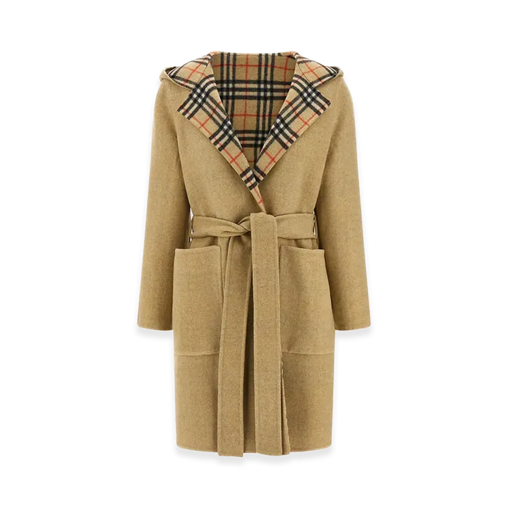 Burberry Women's Hampshire Reversible Coat "Beige"