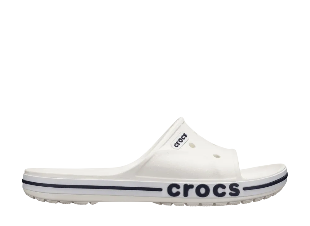 Crocs Bayaband Slide "White/Navy"