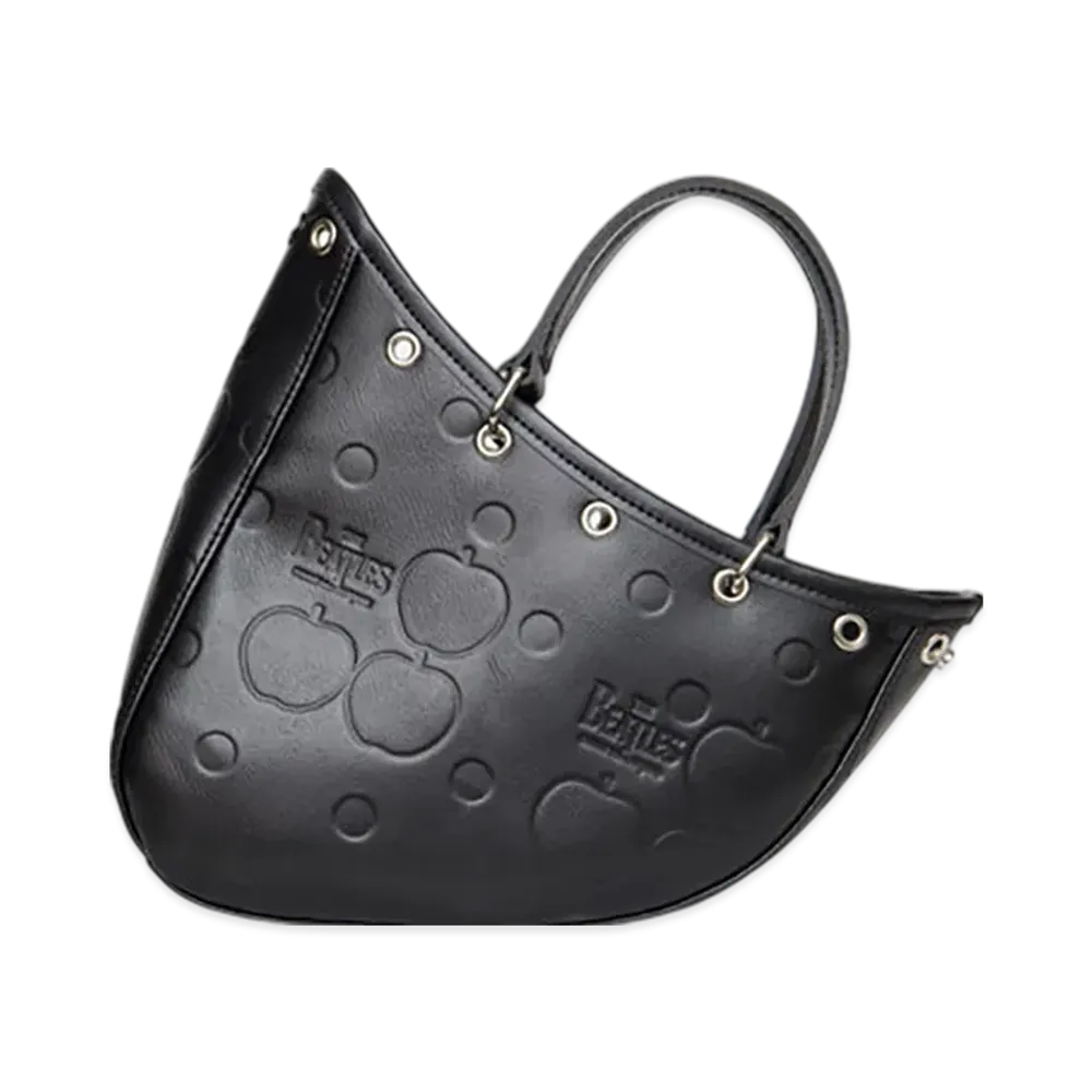 COMME des GARCONS x The Beatles Apple Polka Dot Embossed Bag Mini "Black"
