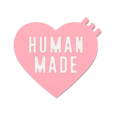 HUMAN MADE Heart Rubber Coaster "Pink"