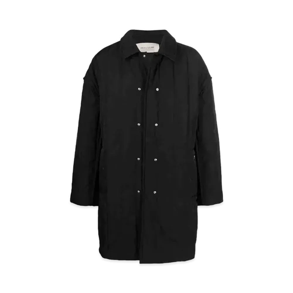 1017 ALYX 9SM Quilted Knee-Length Coat "Black"