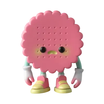 MEDICOM TOY / MUUKTOY Cream Biscuit Boy 1/6 Plan Limited Color Circle